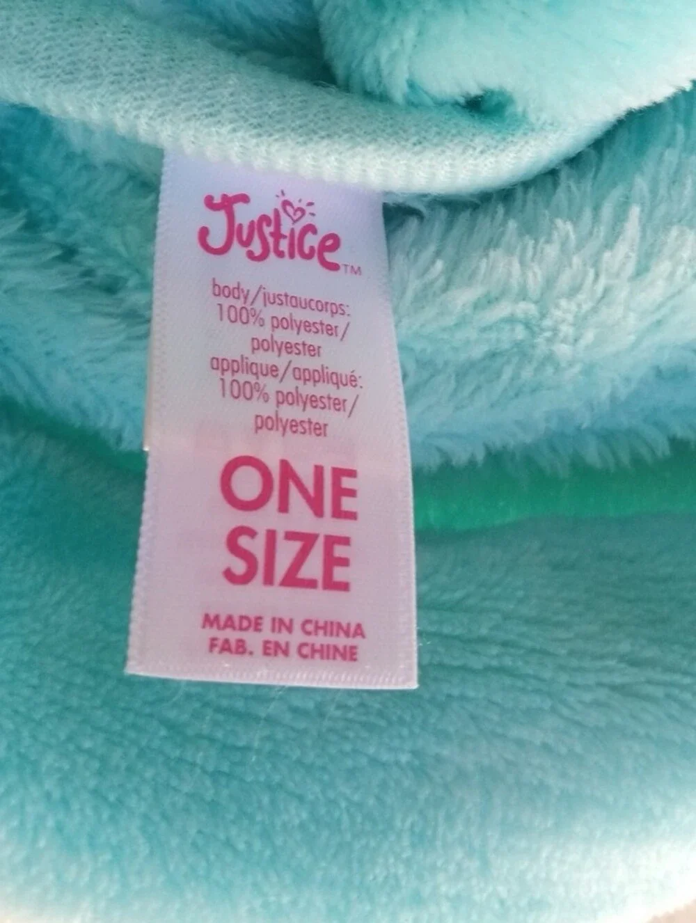 Justice soft plush
